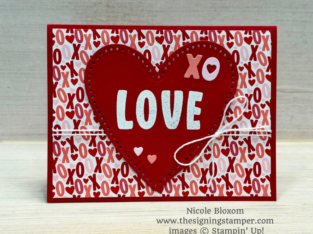 Hugs & Kisses Endless Love Card for Happy Inkin’ Thursday Blog&nbsp;Hop