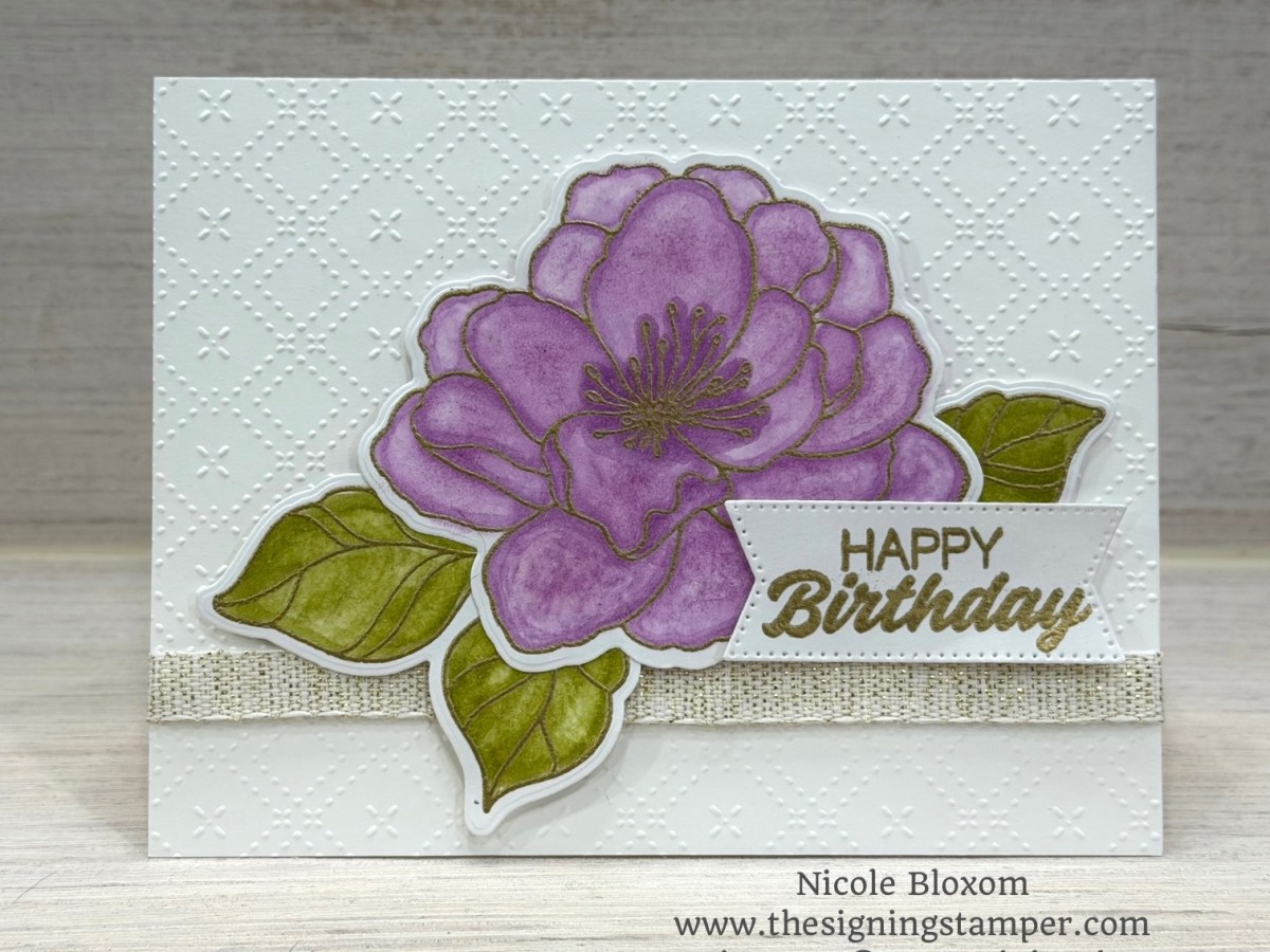 Simply Beautiful Birthday Card for Happy Inkin’ Thursday Blog&nbsp;Hop