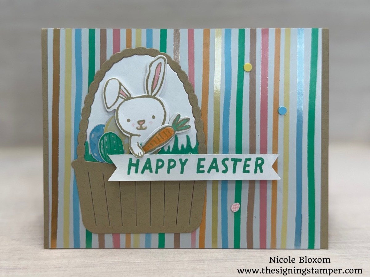 Easter Basket Card for Happy Inkin’ Thursday Blog&nbsp;Hop