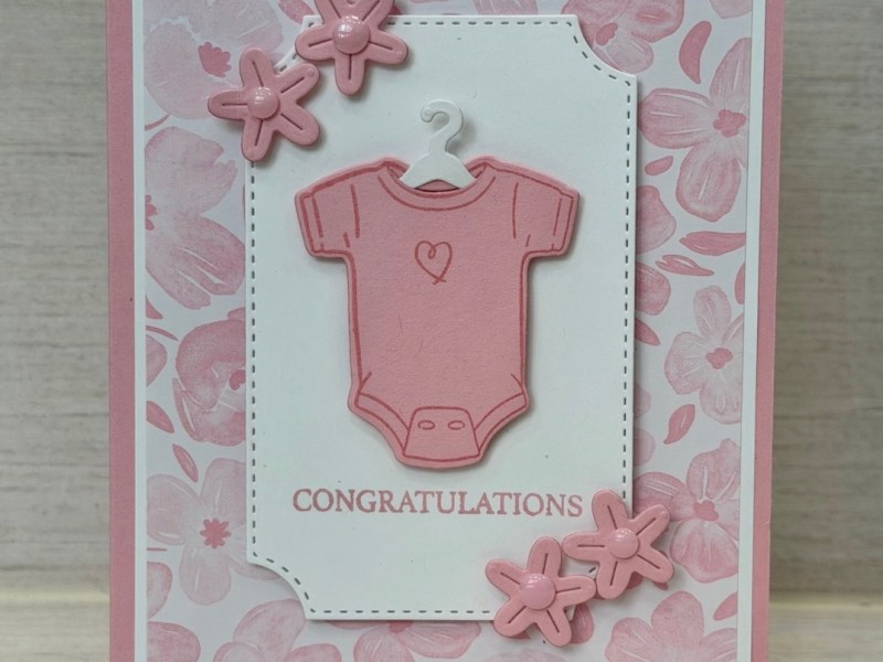 Cutest Onesie Card for Happy Inkin’ Thursday Blog&nbsp;Hop