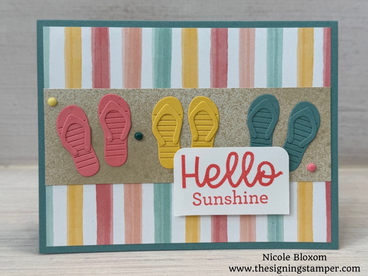 Hello Sunshine Summer Card for Amy’s Inkin’ Krew Blog&nbsp;Hop